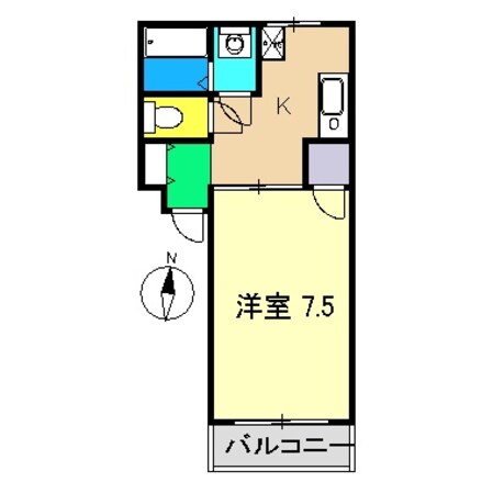 吉本ハイツ(立田)の物件間取画像